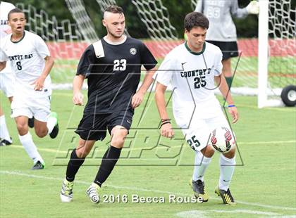 Thumbnail 1 in Providence vs Charlotte Country Day School (Soccer for a Cure) photogallery.