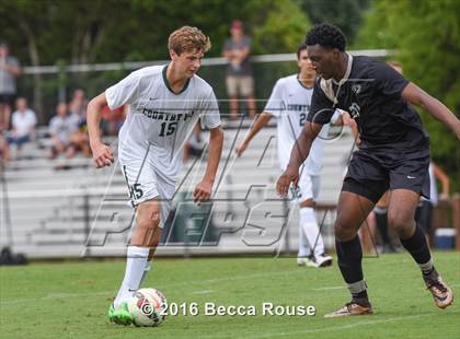 Thumbnail 3 in Providence vs Charlotte Country Day School (Soccer for a Cure) photogallery.