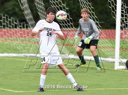 Thumbnail 2 in Providence vs Charlotte Country Day School (Soccer for a Cure) photogallery.