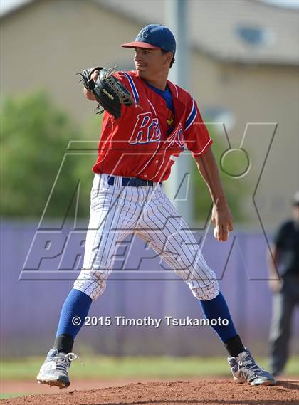 Thumbnail 1 in Reno vs Bishop Gorman (NIAA D1 Round 1 Playoff) photogallery.