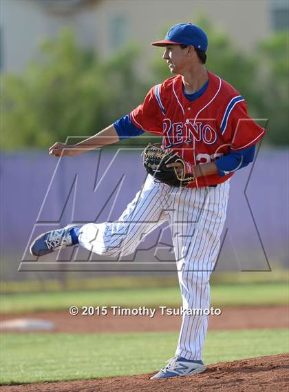 Thumbnail 2 in Reno vs Bishop Gorman (NIAA D1 Round 1 Playoff) photogallery.