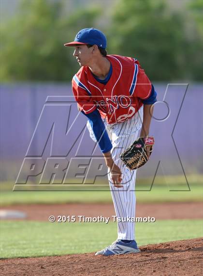 Thumbnail 3 in Reno vs Bishop Gorman (NIAA D1 Round 1 Playoff) photogallery.