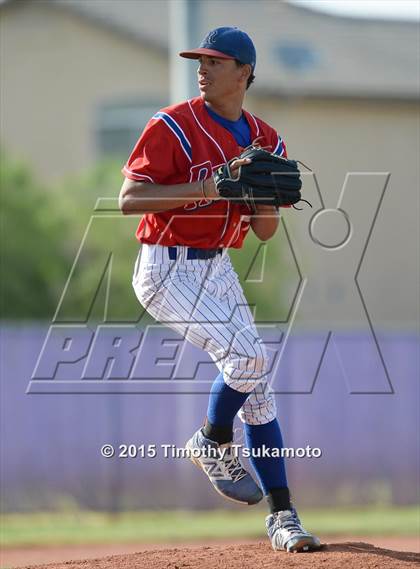 Thumbnail 2 in Reno vs Bishop Gorman (NIAA D1 Round 1 Playoff) photogallery.