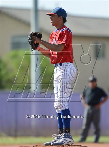 Thumbnail 2 in Reno vs Bishop Gorman (NIAA D1 Round 1 Playoff) photogallery.