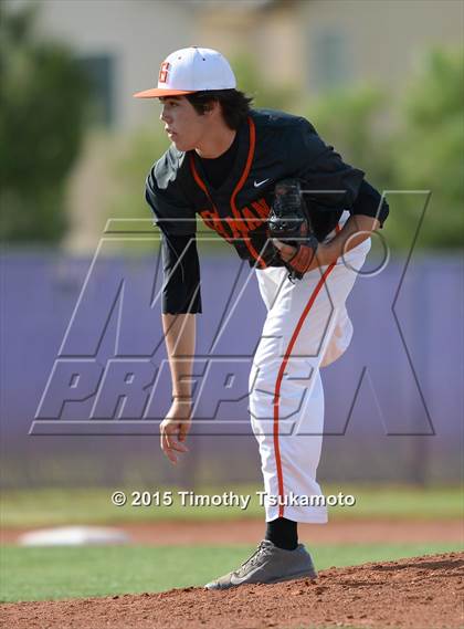 Thumbnail 1 in Reno vs Bishop Gorman (NIAA D1 Round 1 Playoff) photogallery.