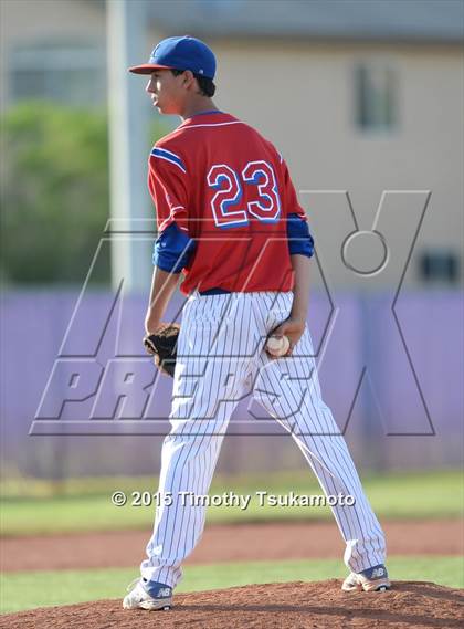 Thumbnail 1 in Reno vs Bishop Gorman (NIAA D1 Round 1 Playoff) photogallery.