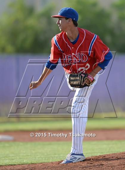 Thumbnail 1 in Reno vs Bishop Gorman (NIAA D1 Round 1 Playoff) photogallery.