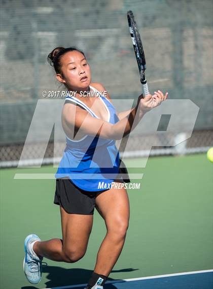 Thumbnail 2 in Westview vs Rancho Bernardo (CIF SDS Doubles Finals) photogallery.