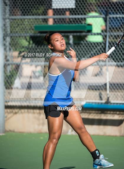 Thumbnail 2 in Westview vs Rancho Bernardo (CIF SDS Doubles Finals) photogallery.