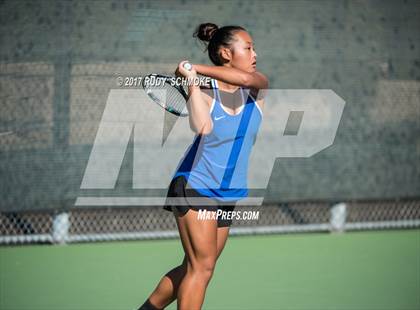 Thumbnail 2 in Westview vs Rancho Bernardo (CIF SDS Doubles Finals) photogallery.