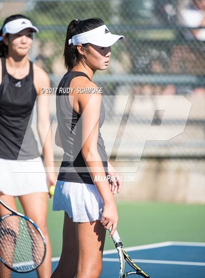 Thumbnail 2 in Westview vs Rancho Bernardo (CIF SDS Doubles Finals) photogallery.