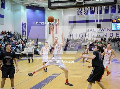Thumbnail 1 in Greensburg Central Catholic vs. Sewickley Academy (PIAA Class 2A Quarterfinal) photogallery.