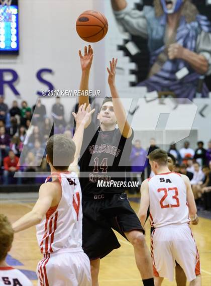 Thumbnail 3 in Greensburg Central Catholic vs. Sewickley Academy (PIAA Class 2A Quarterfinal) photogallery.
