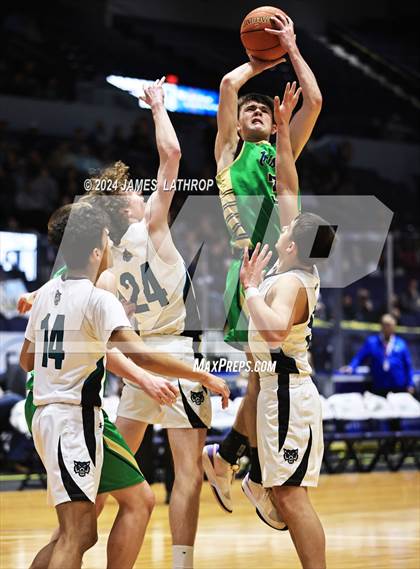 Thumbnail 3 in Batavia Notre Dame vs Arkport-Canaseraga (NYSPHYSAA Section 5 Class C3 Final)  photogallery.