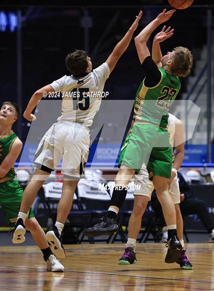 Thumbnail 2 in Batavia Notre Dame vs Arkport-Canaseraga (NYSPHYSAA Section 5 Class C3 Final)  photogallery.