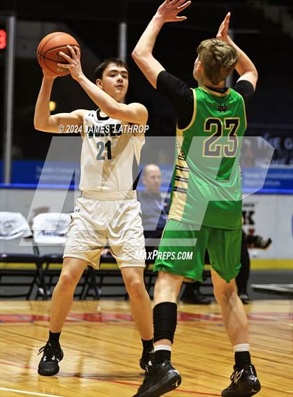 Thumbnail 2 in Batavia Notre Dame vs Arkport-Canaseraga (NYSPHYSAA Section 5 Class C3 Final)  photogallery.