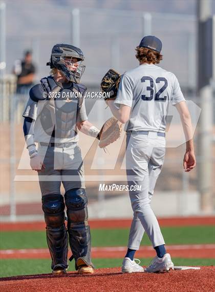 Thumbnail 1 in The Meadows School vs Virgin Valley (2025 NIAA 3A Southern Playoffs) photogallery.