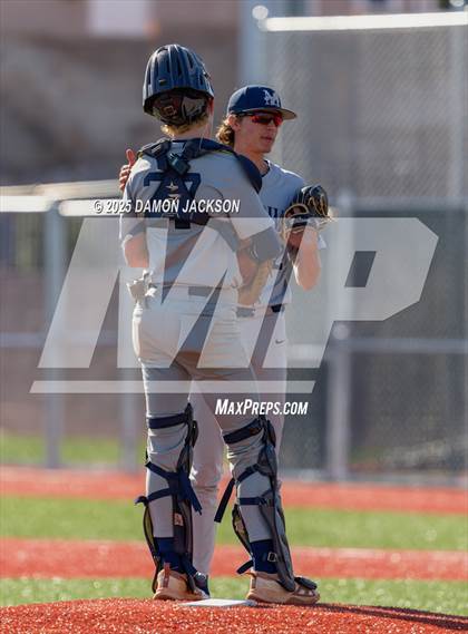 Thumbnail 1 in The Meadows School vs Virgin Valley (2025 NIAA 3A Southern Playoffs) photogallery.