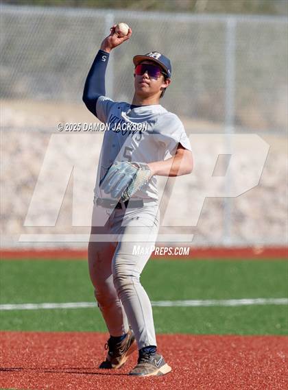 Thumbnail 3 in The Meadows School vs Virgin Valley (2025 NIAA 3A Southern Playoffs) photogallery.