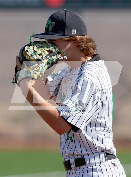 Thumbnail 1 in The Meadows School vs Virgin Valley (2025 NIAA 3A Southern Playoffs) photogallery.