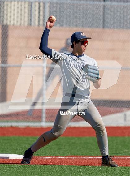 Thumbnail 1 in The Meadows School vs Virgin Valley (2025 NIAA 3A Southern Playoffs) photogallery.