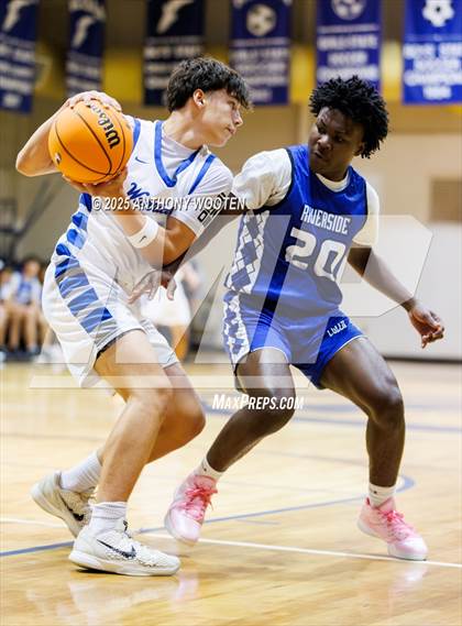 Thumbnail 1 in Riverside Christian Academy vs. Fayetteville Christian photogallery.