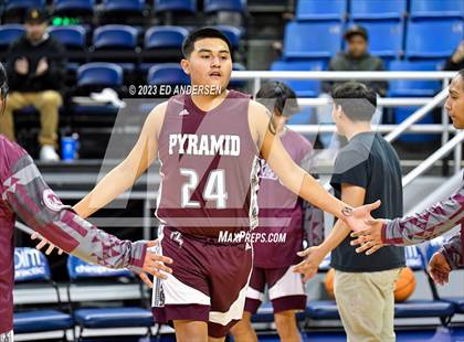 Thumbnail 3 in Pyramid Lake vs. Mineral County (NIAA 1A State Semifinals) photogallery.