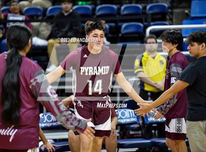 Thumbnail 3 in Pyramid Lake vs. Mineral County (NIAA 1A State Semifinals) photogallery.