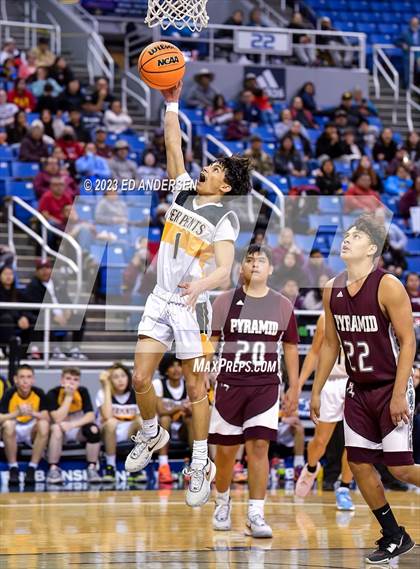 Thumbnail 3 in Pyramid Lake vs. Mineral County (NIAA 1A State Semifinals) photogallery.