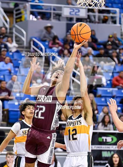 Thumbnail 3 in Pyramid Lake vs. Mineral County (NIAA 1A State Semifinals) photogallery.