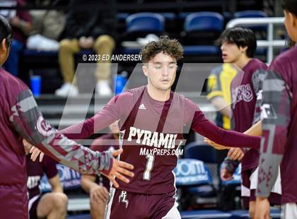 Thumbnail 2 in Pyramid Lake vs. Mineral County (NIAA 1A State Semifinals) photogallery.