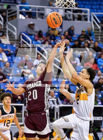 Thumbnail 3 in Pyramid Lake vs. Mineral County (NIAA 1A State Semifinals) photogallery.