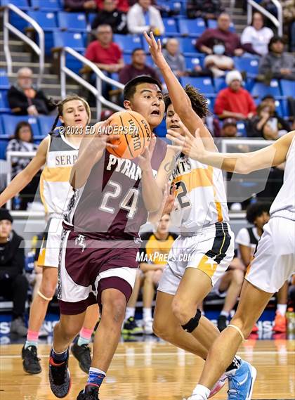 Thumbnail 1 in Pyramid Lake vs. Mineral County (NIAA 1A State Semifinals) photogallery.