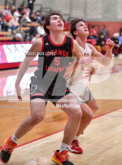 Thumbnail 1 in Orange Lutheran @ Mater Dei (Nike Extravaganza) photogallery.