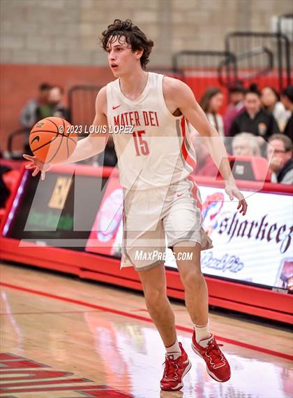 Thumbnail 1 in Orange Lutheran @ Mater Dei (Nike Extravaganza) photogallery.