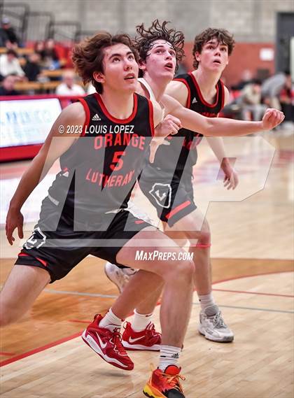 Thumbnail 1 in Orange Lutheran @ Mater Dei (Nike Extravaganza) photogallery.