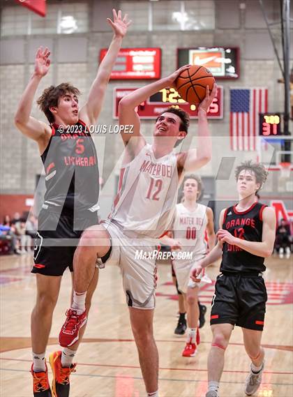 Thumbnail 2 in Orange Lutheran @ Mater Dei (Nike Extravaganza) photogallery.