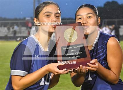 Thumbnail 2 in Dixon @ Western Alamance (NCHSAA 3A East Final OT - Awards) photogallery.