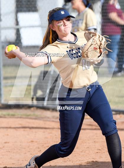 Thumbnail 1 in Desert Vista vs. Gila Ridge (Westwood-Dobson Softball Invitational) photogallery.