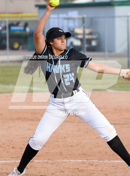 Thumbnail 2 in Desert Vista vs. Gila Ridge (Westwood-Dobson Softball Invitational) photogallery.