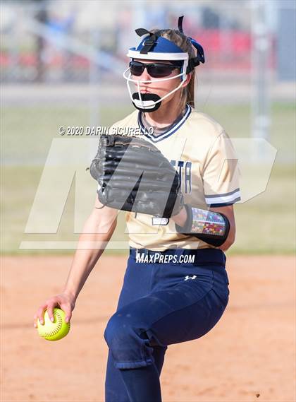 Thumbnail 3 in Desert Vista vs. Gila Ridge (Westwood-Dobson Softball Invitational) photogallery.