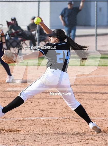 Thumbnail 1 in Desert Vista vs. Gila Ridge (Westwood-Dobson Softball Invitational) photogallery.