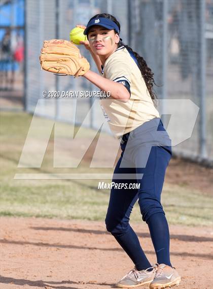 Thumbnail 3 in Desert Vista vs. Gila Ridge (Westwood-Dobson Softball Invitational) photogallery.