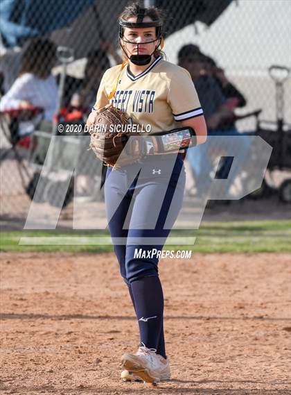 Thumbnail 3 in Desert Vista vs. Gila Ridge (Westwood-Dobson Softball Invitational) photogallery.
