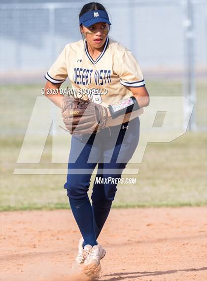 Thumbnail 3 in Desert Vista vs. Gila Ridge (Westwood-Dobson Softball Invitational) photogallery.