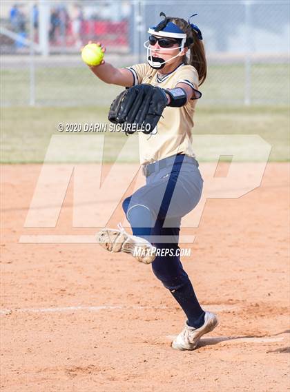 Thumbnail 3 in Desert Vista vs. Gila Ridge (Westwood-Dobson Softball Invitational) photogallery.