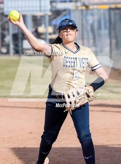 Thumbnail 2 in Desert Vista vs. Gila Ridge (Westwood-Dobson Softball Invitational) photogallery.