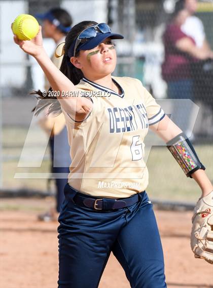 Thumbnail 2 in Desert Vista vs. Gila Ridge (Westwood-Dobson Softball Invitational) photogallery.