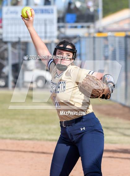 Thumbnail 2 in Desert Vista vs. Gila Ridge (Westwood-Dobson Softball Invitational) photogallery.