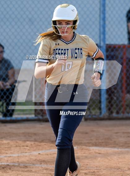 Thumbnail 1 in Desert Vista vs. Gila Ridge (Westwood-Dobson Softball Invitational) photogallery.